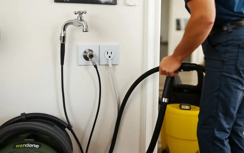 Provide access to utilities for carpet cleaning