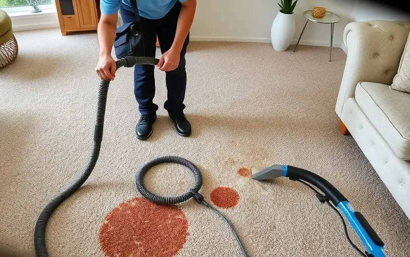 Identify stains before carpet cleaning